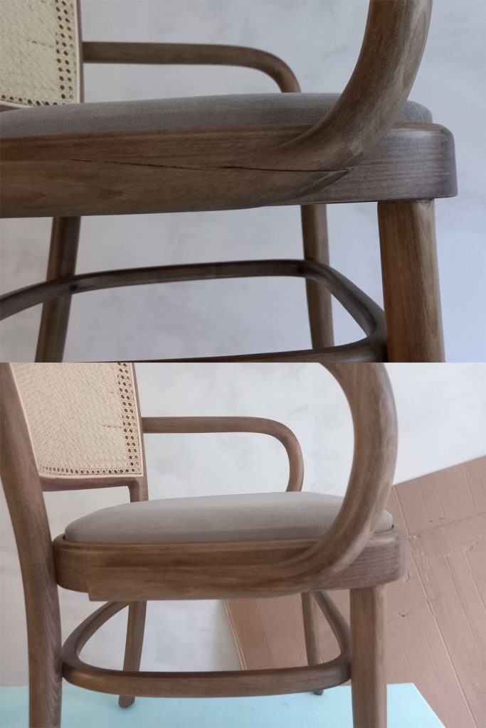 Пример реставрации стула